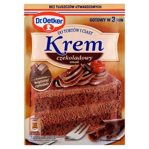 Krem do tortów i ciast smak czekoladowy Dr.Oetker 127 g