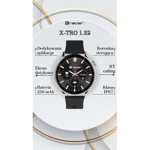 Smartwatch SMW9 X-Tro 1.52 Tracer 1 sztuka