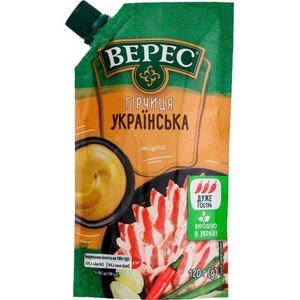 Musztarda ukraińska mocna Veres 120 g