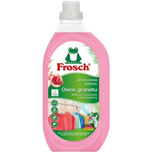 Żel do prania kolorów Owoc Granatu  Frosch 1,5 l