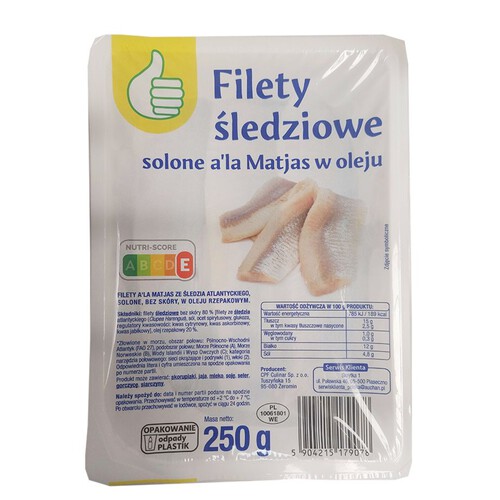 Filety śledziowe ala Matias Auchan 250 g