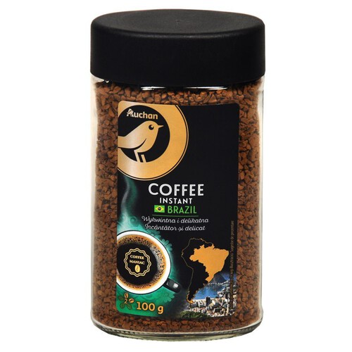 Kawa rozpuszczalna liofilizowana Brazil Auchan 100 g