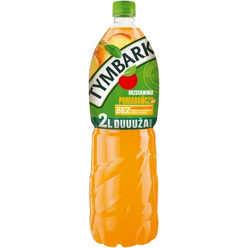 Napój niegazowany Pomarańcza Brzoskwinia Tymbark 2 l