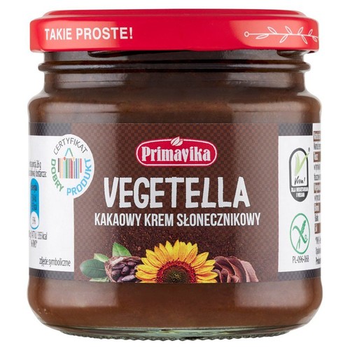 Vegetella Kakaowy krem słonecznikowy Primavika 160 g