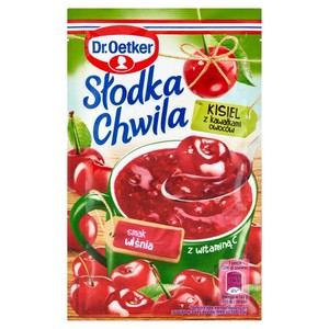 Słodka chwila kisiel o smaku wiśniowym Dr.Oetker 31 g