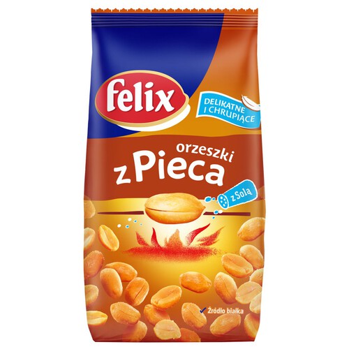 Orzeszki ziemne dwukrotnie prażone, solone Felix 220 g