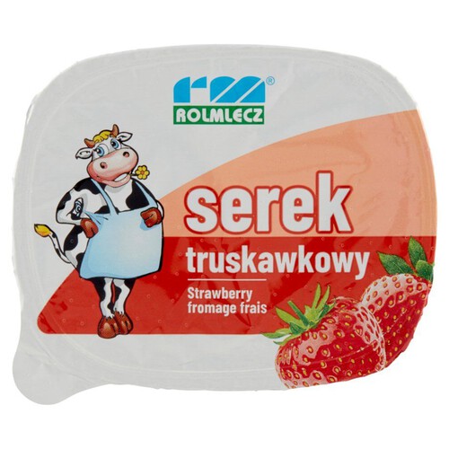 Serek homogenizowany truskawkowy Rolmlecz 150 g