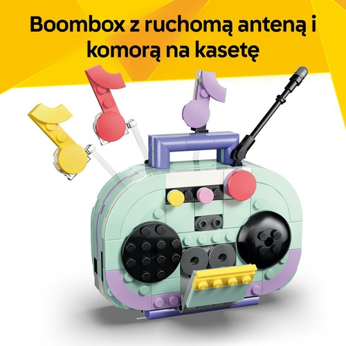 Creator 3 w 1 Dekoracyjny fortepian z kotem 31392 LEGO 1 sztuka