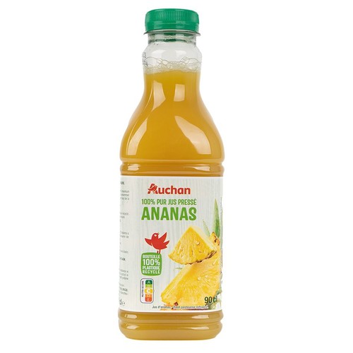 Sok ananasowy 100% Auchan 900 ml