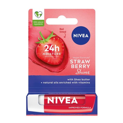 Pomadka do ust Straberry Shine NIVEA 1 sztuka