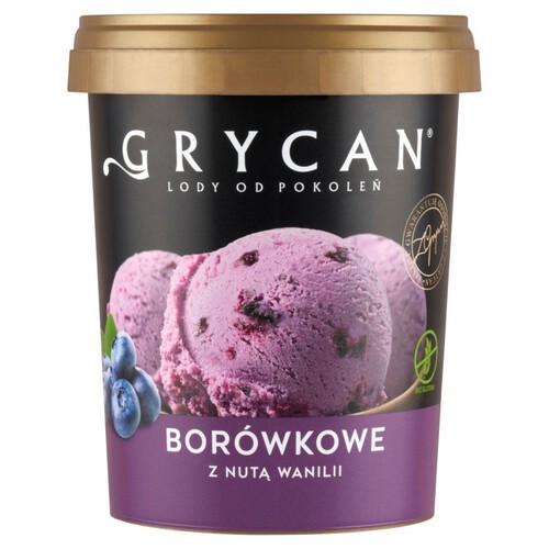 Lody Borówkowe z nutą wanilii Grycan 500 ml