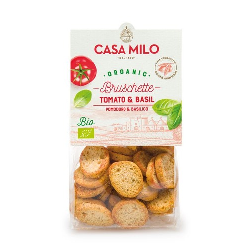 BIO Bruschetta pomidory z bazylią  Casa Milo 120 g
