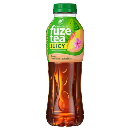 Napój niegazowany o smaku brzoskwini i hibiskusa  fuzetea 0,5 l