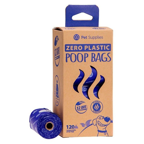 Biodegradowalne zapachowe worki na odchody Pet Supplies 8 rolek