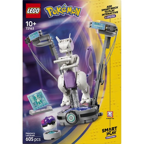 Pokémon SMART Play: Ucieczka z laboratorium Mewtwo 72163 LEGO 1 sztuka