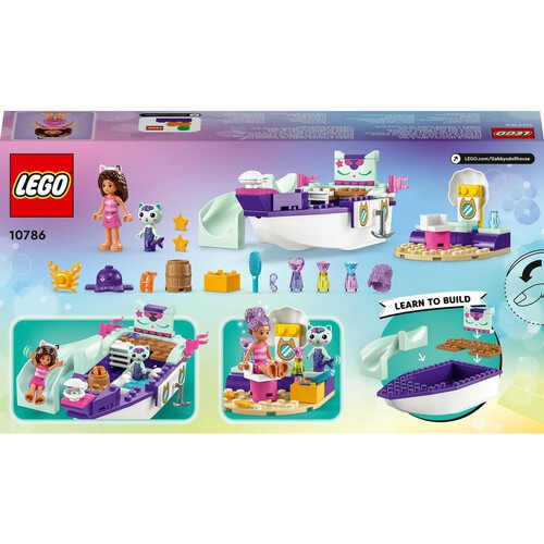 Gabby's Dollhouse Statek i spa Gabi i Syrenkotki 10786 LEGO 1 sztuka