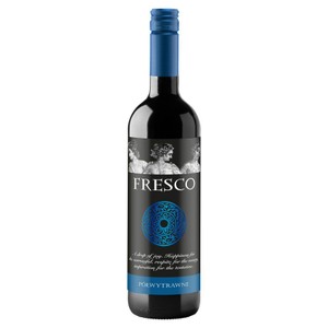 Wino polskie czerwone półwytrawne Rosso alk. 14,0% obj. Fresco 750 ml