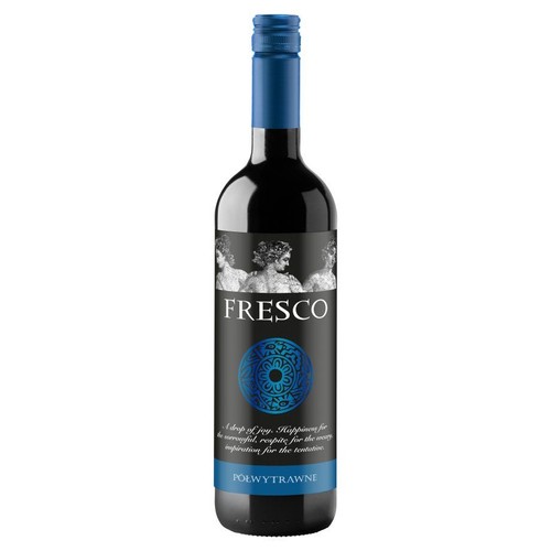 Wino polskie czerwone półwytrawne Rosso alk. 14,0% obj. Fresco 750 ml