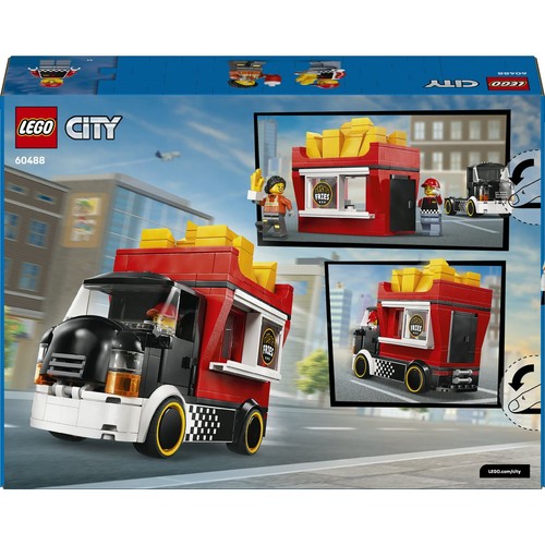 City Food truck z frytkami 60488, zestaw konstrukcyjny LEGO 1 sztuka