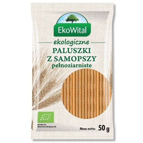 BIO Ekologiczne Paluszki z samopszy pełnoziarniste  Eko Wital 50 g