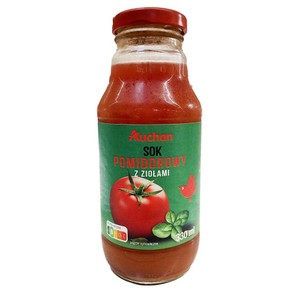 Sok pomidorowy z ziołami Auchan 330 ml