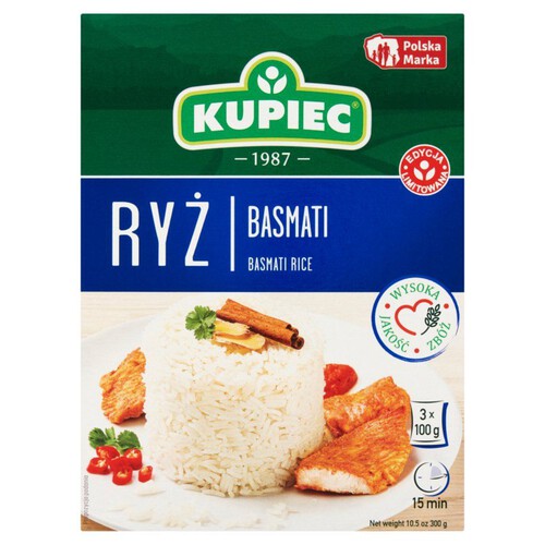 Ryż basmati Kupiec 3 x 100 g