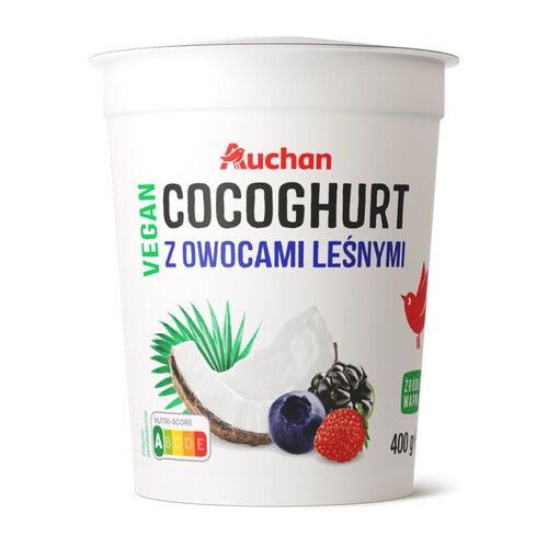 Vegan Cocoghurt owoce leśne Auchan 400 g