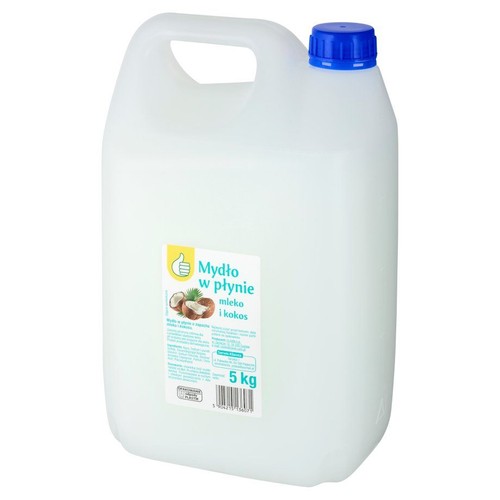 Mydło w płynie mleko i kokos Auchan 5 kg
