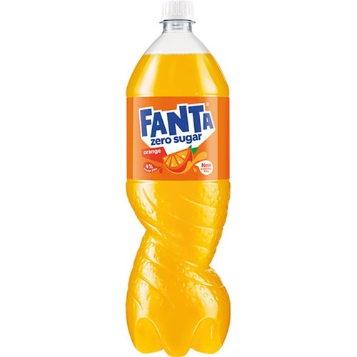 Napój gazowany Orange zero sugar o smaku pomarańczowym  Fanta 1,5 l