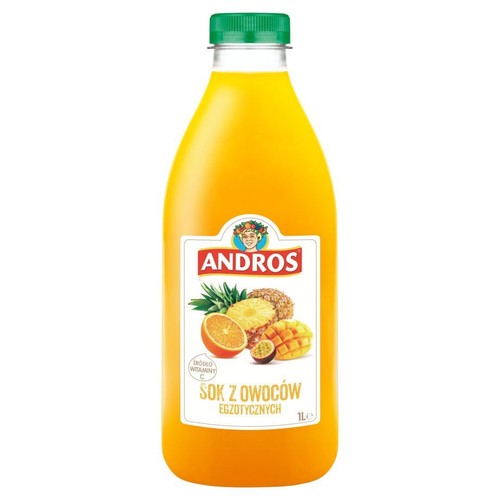 Sok z owoców egzotycznych Andros 1 l