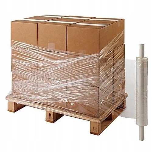Folia stretch 23 my 1,50 kg przezroczysta Hipernet 1 sztuka