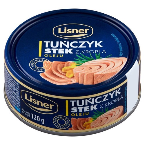 Tuńczyk stek z kroplą oleju Lisner 120 g