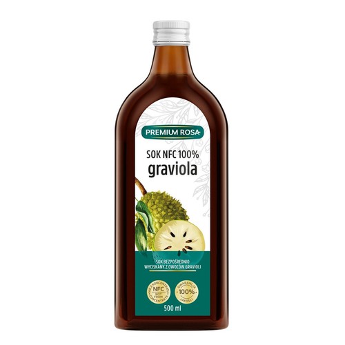 Sok z owoców gravioli Premium Rosa 500 ml