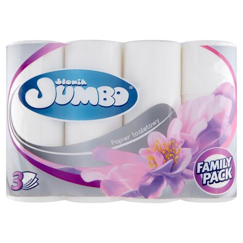 Papier toaletowy Family Pack Słonik Jumbo 24 rolki