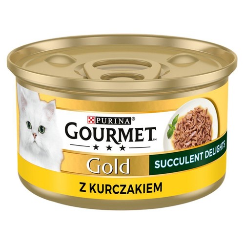 Karma mokra dla kotów z kurczakiem Gourmet 85 g