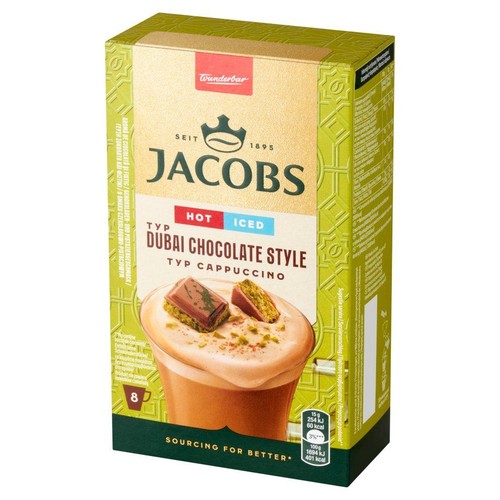 Cappuccino o smaku Dubajskiej czekolady Jacobs 8 x 15 g