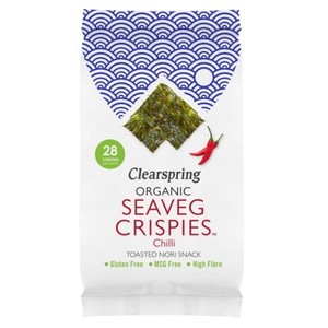 BIO chipsy z alg z chili Clearspring 4 g