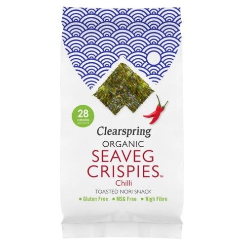 BIO chipsy z alg z chili Clearspring 4 g