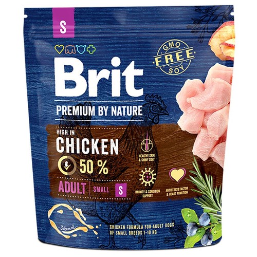 Karma sucha dla psów z kurczakiem   Brit 1 kg