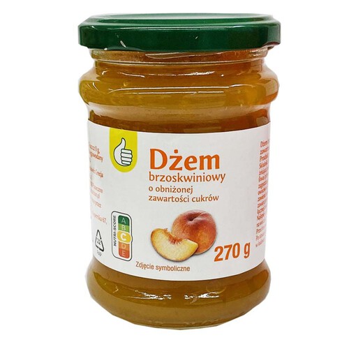 Dżem brzoskwiniowy Auchan 270 g