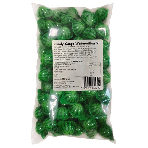 Guma z nadzieniem arbuzowym Candy Gangs 900 g