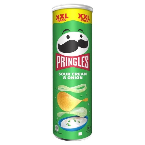 Chipsy o smaku śmietanowo - cebulowym XXL Pringles 185 g