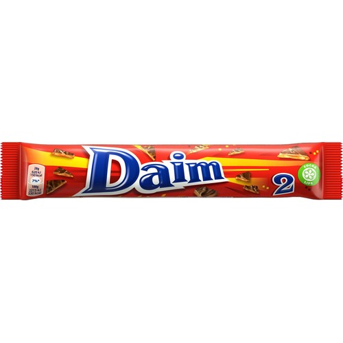 Czekoladka mleczna z chrupiącym karmelem   Daim 2 x 28 g