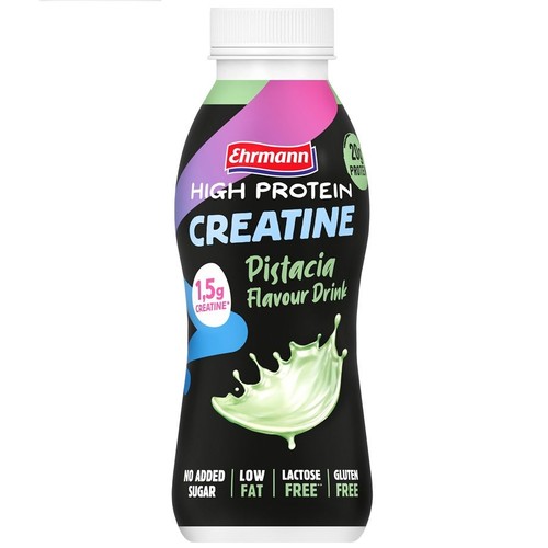 High Protein napój proteinowy z dodatkiem kreatyny smak pistacjowy Ehrmann 330 ml