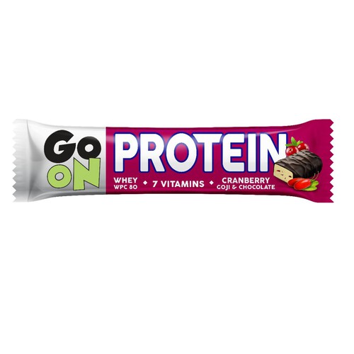 Proteinowy baton z żurawiną i jagodami goji Go On 50 g