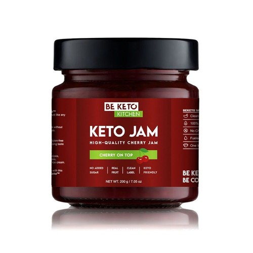 Keto Dżem Doskonale wiśniowy BeKeto 200 g