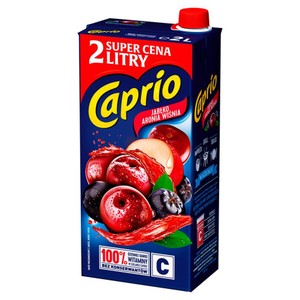Napój niegazowany z jabłek aronii i wiśni Caprio 2 l