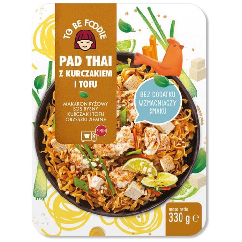 Pad Thai z kurczakiem i tofu  To Be Foodie 330 g