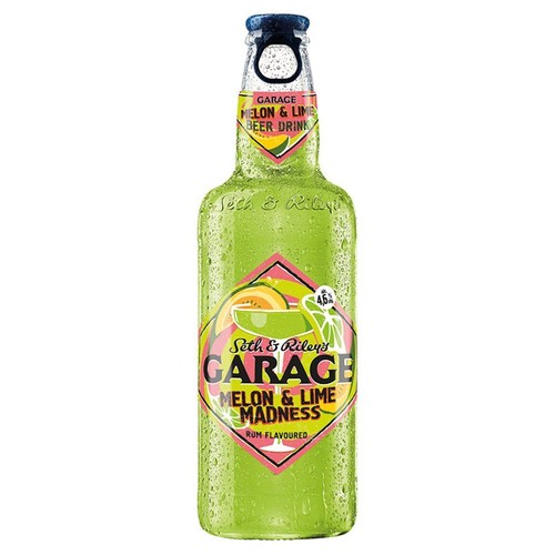 Piwo o smaku melona i limonki z dodatkiem rumu alk. 4,6% obj. Garage 400 ml