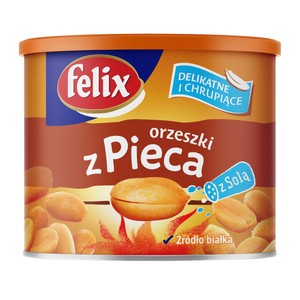Orzeszki ziemne dwukrotnie prażone solone  Felix 140 g